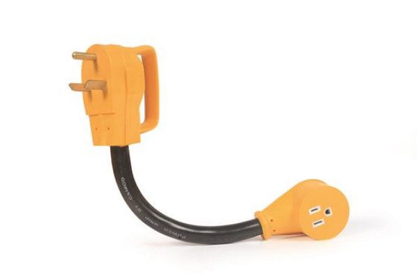 Camco Power Grip RV Power Cord Adapter w/ Handle - 125V