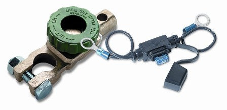WirthCo Top Mount Compact Battery Disconnect Switch with Fused Bypass