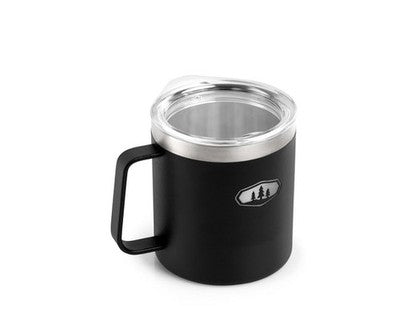 G S I Sports GSI Sports Glacier Stainless Camp Cup 15 oz Black With