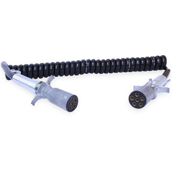 Velvac Six-Way Coiled Cable Assembly - Velvac