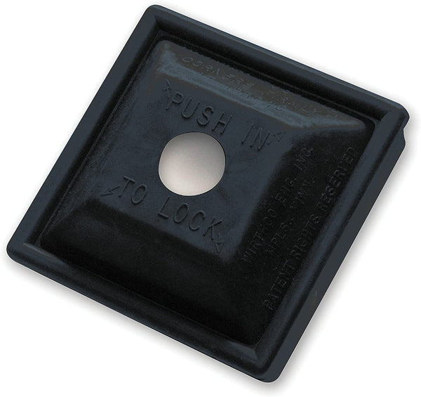 WirthCo RV Locking Bumper Plug - 4""", black : Automotive