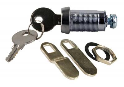 JR Products 1-1/8" Deluxe Compartment Door Key Lock