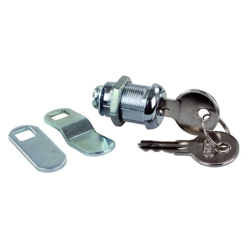 JR Products 7/8" Standard Compartment Door Key Lock