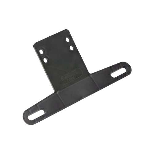 Wesbar License Plate Bracket, Plastic, Black