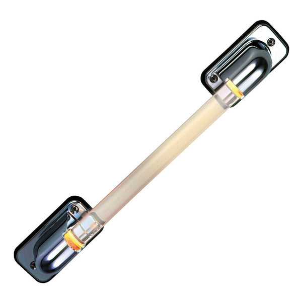 Lighted Assist Handle Straight, w/Chrome Brackets