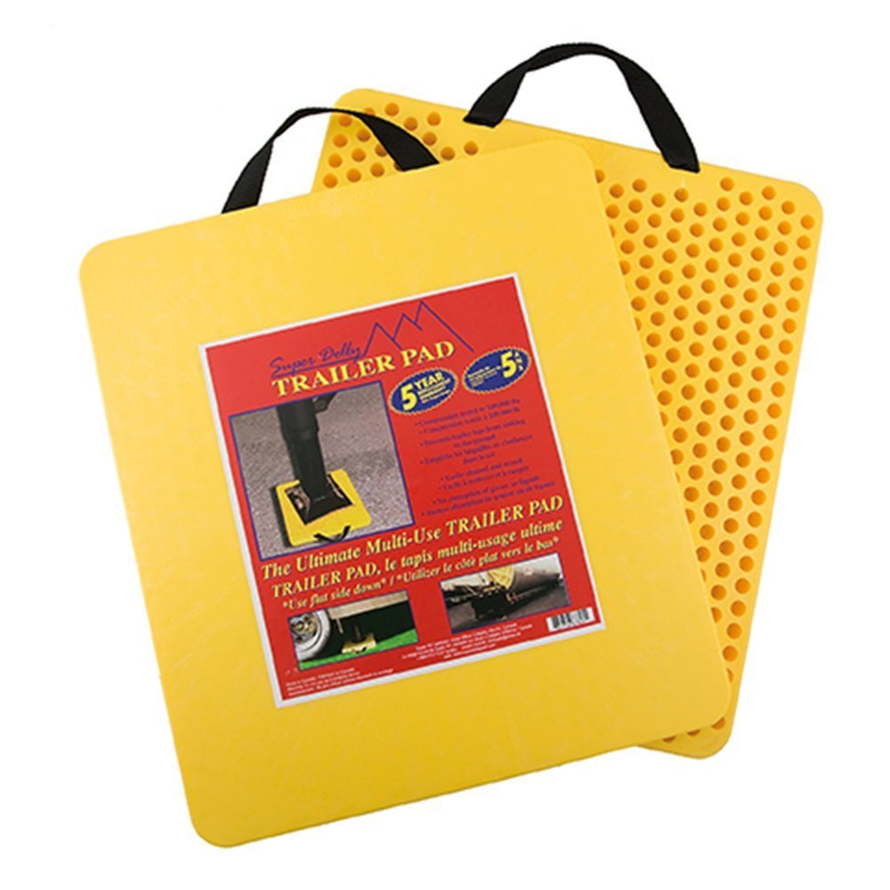 Super Dolly RV Jack Pads, 2 Pack, 10″ x 14″ x 3/4″