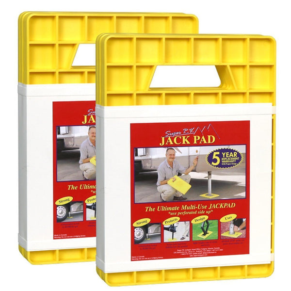 Super Dolly RV Jack Pads, 4 Pack, 10″ x 14″ x 3/4″
