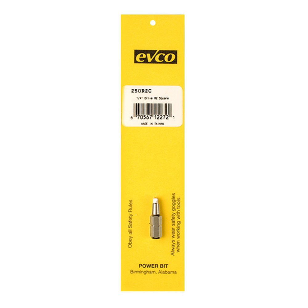 #2 Square Recess Insert Bit 1″, Pkg.
