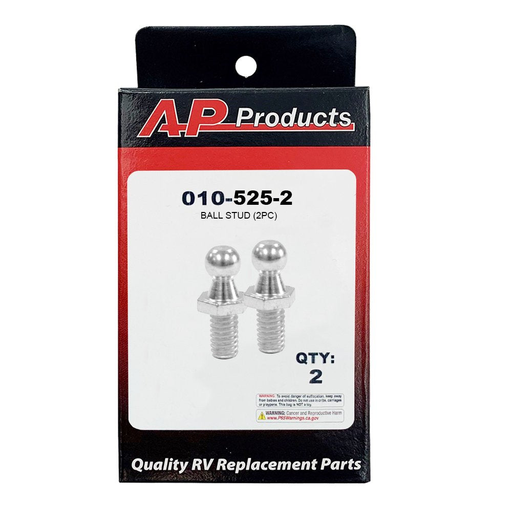 Ball Studs, 5/16-18 x 1/2” Threads, 13mm ball – 2 Pack