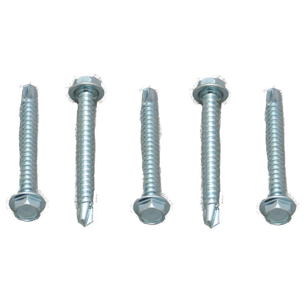 #012-DP100 – 8 x 1/2 DP Hex Washer Head, Zinc, 100 Pack