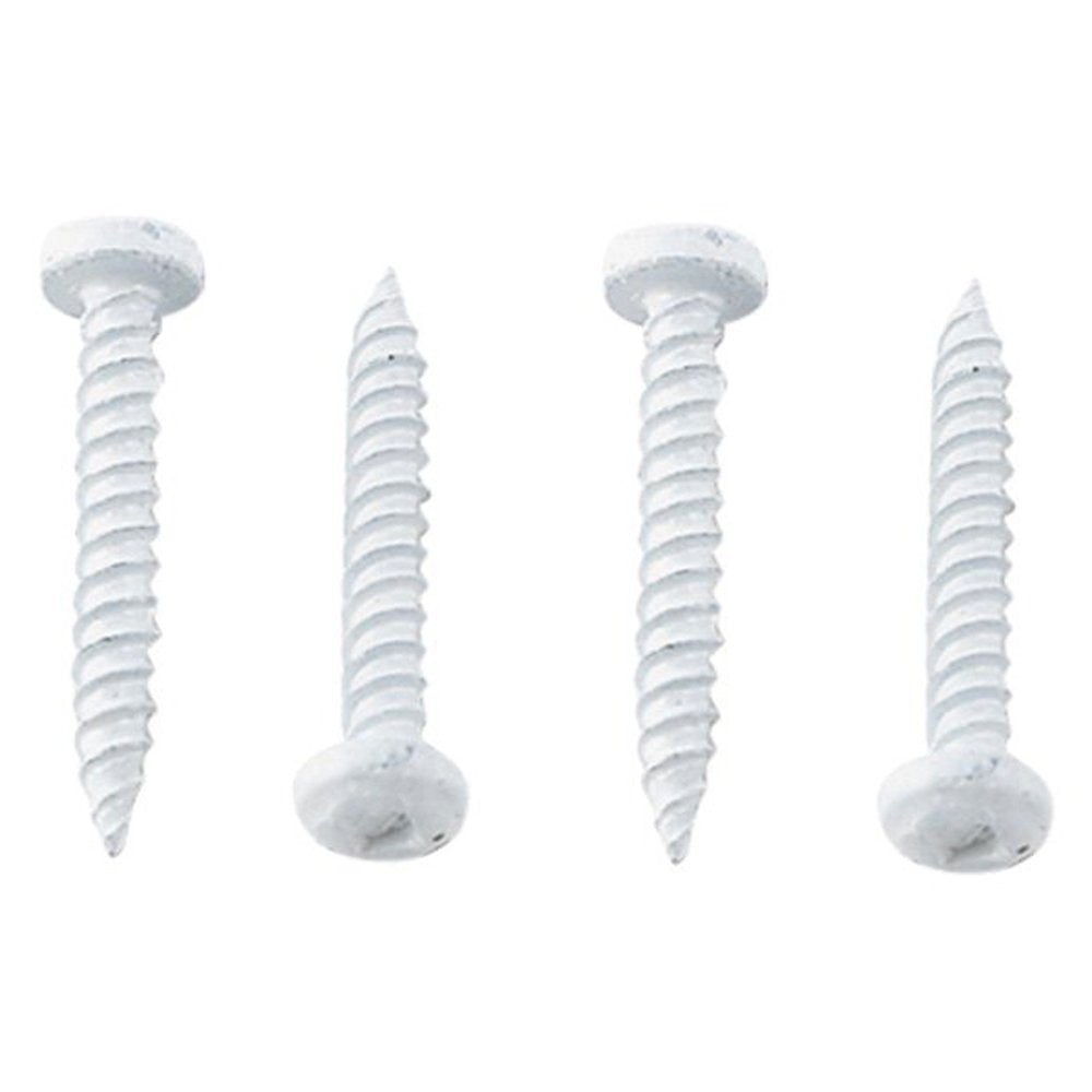 #012-PSQ500W – 8 x 1-1/2 Pan Head Square Recess Screw, Polar White, 500 Pack