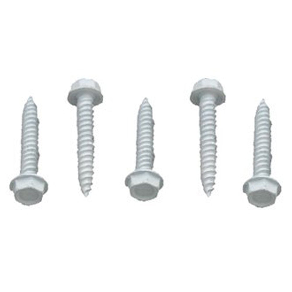 #012-TR50W – 8 x 1-1/4 Hex Washer Head, Polar White, 50 Pack