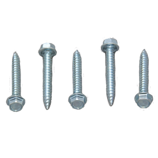 #012-TR50 – 8 x 1-1/4 Hex Washer Head, Zinc, 50 Pack