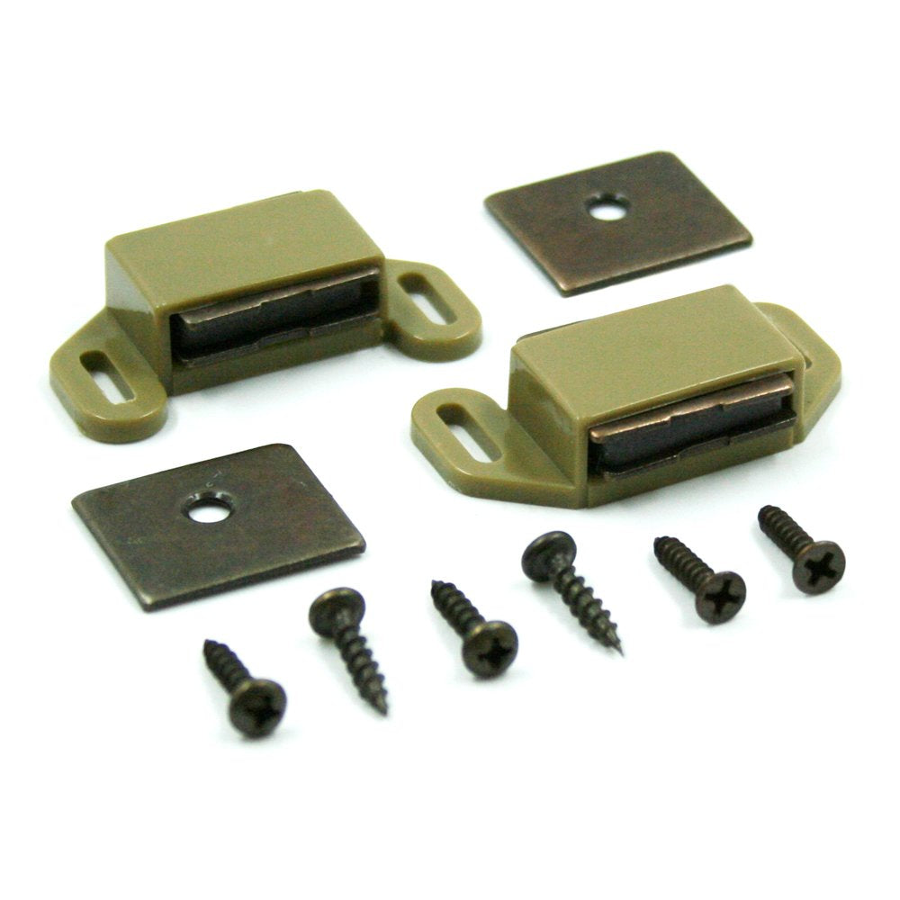 Concealed Magnetic Catch Side Mount w/Strike, 2 Sets
