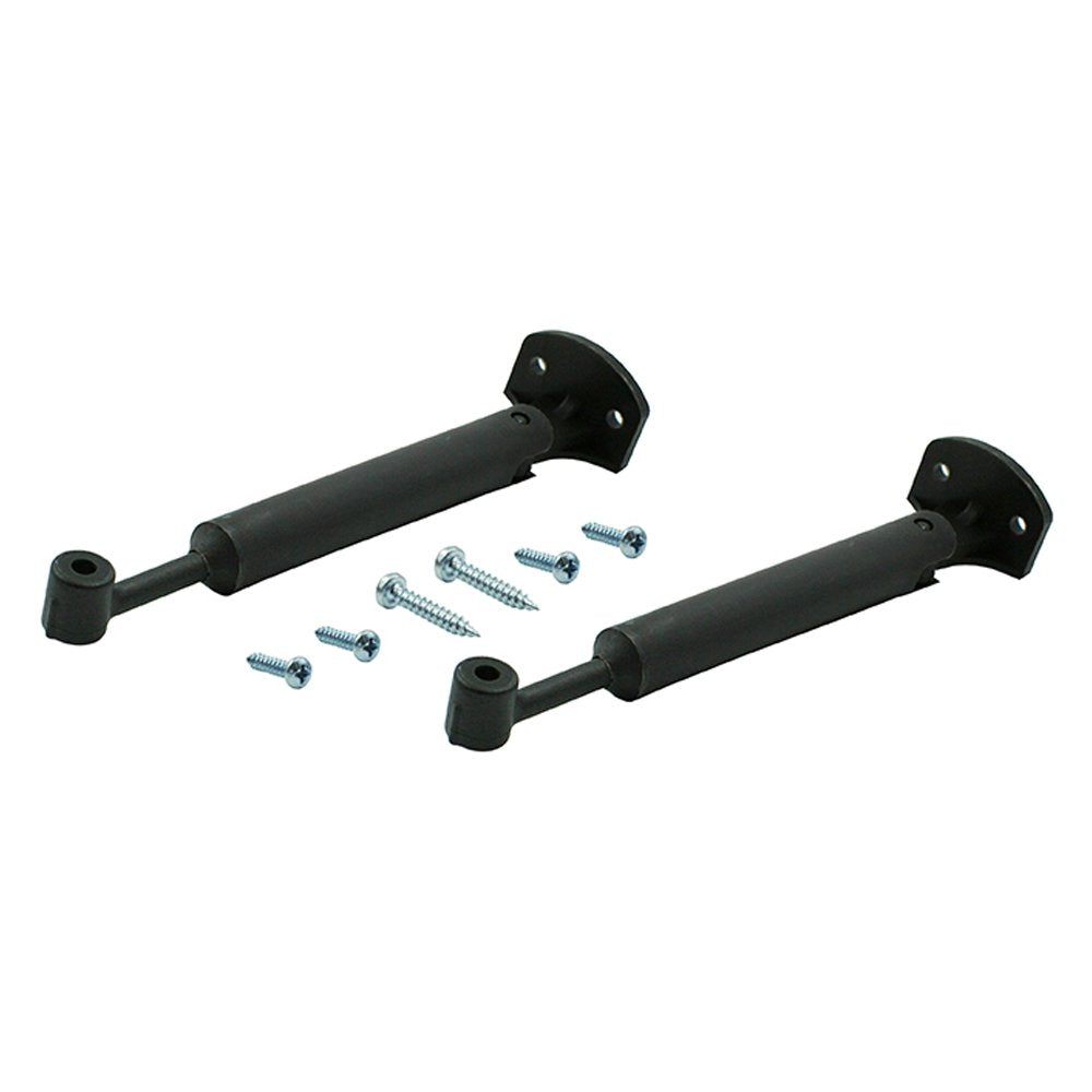 Plastic Spring Door Support, 2 Piece, Black