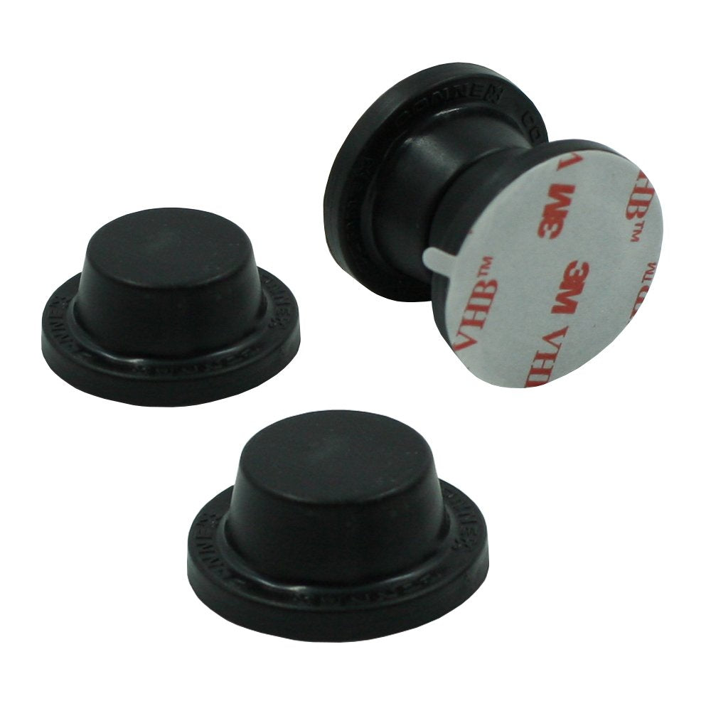 Magnetic Door Holdback, 2 Sets, Black