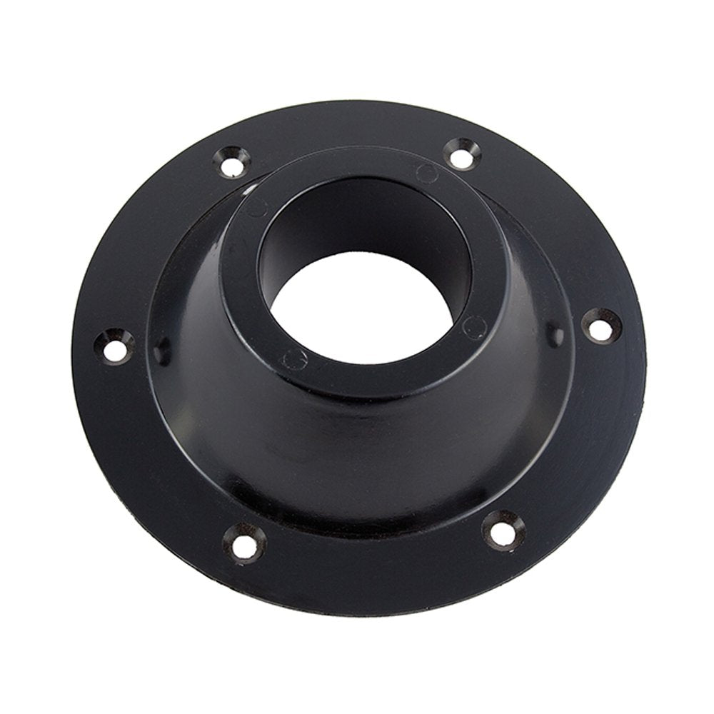 Round Surface Mount Pedestal Base, Black