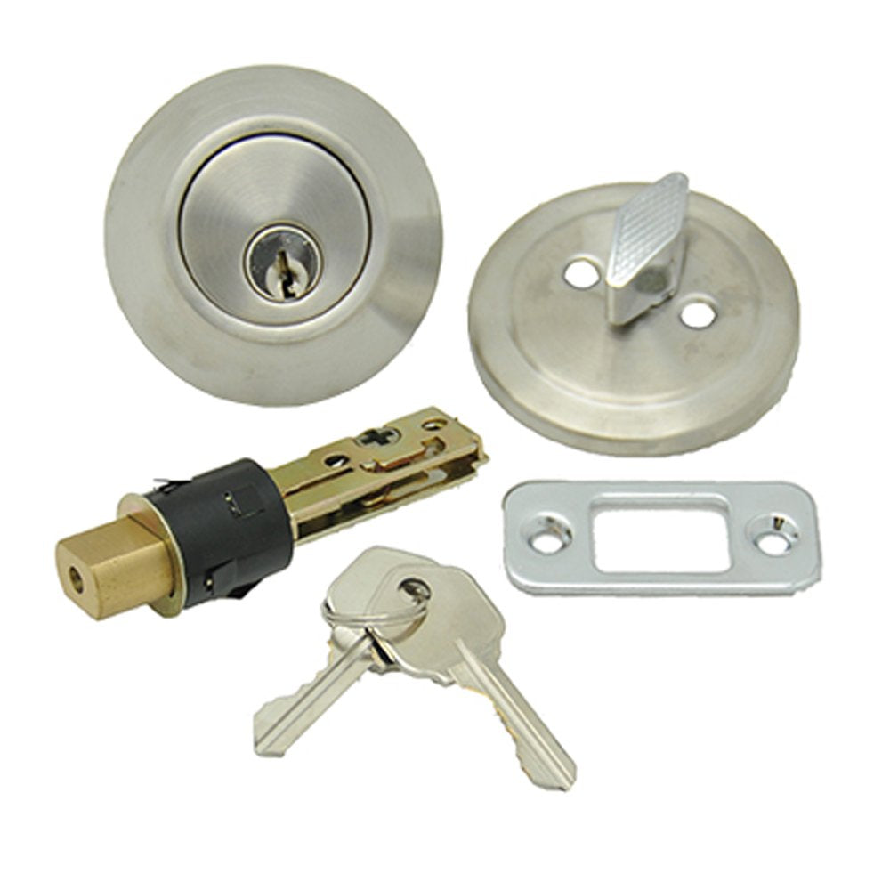 SS – Interior Dead Bolt 1″ Throw, Stainless Steel