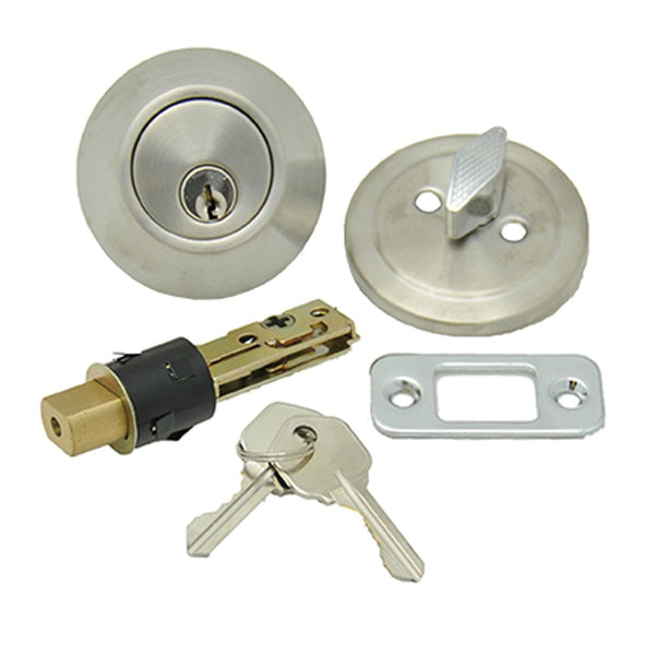 AP 013-222-SS – Interior Dead Bolt 1″ Throw, Stainless Steel