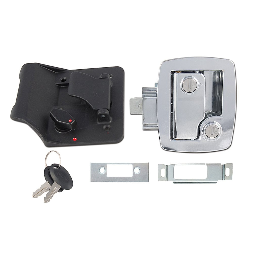 Bauer Key’d-A-Like Towable Lock w/keys, Chrome