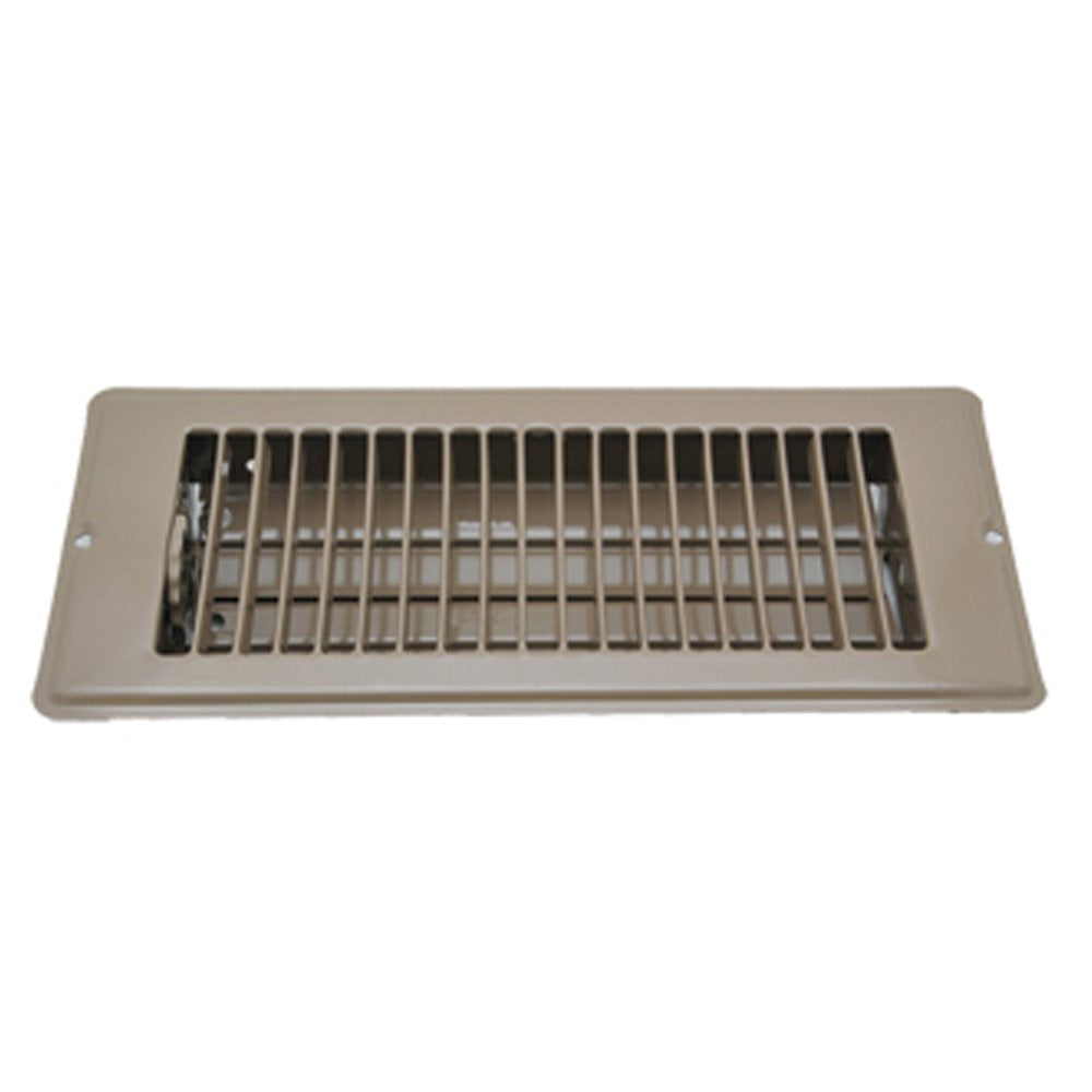Floor Register, Brown, 4″ x 10″
