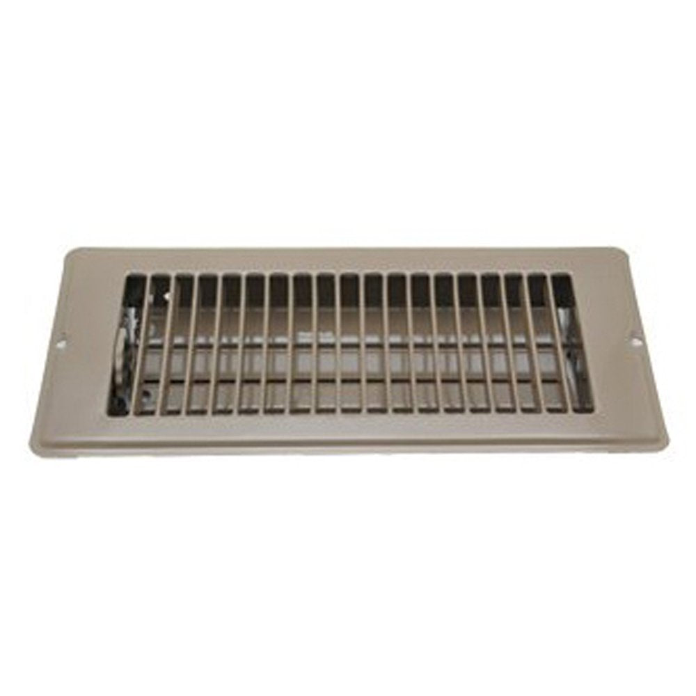 Floor Register, Brown, 4″ x 12″