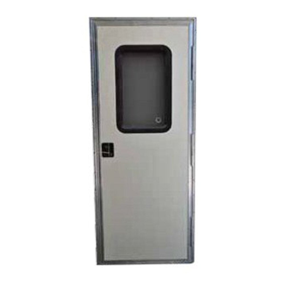 Square Entrance Door RH, 24″ X 70″, White