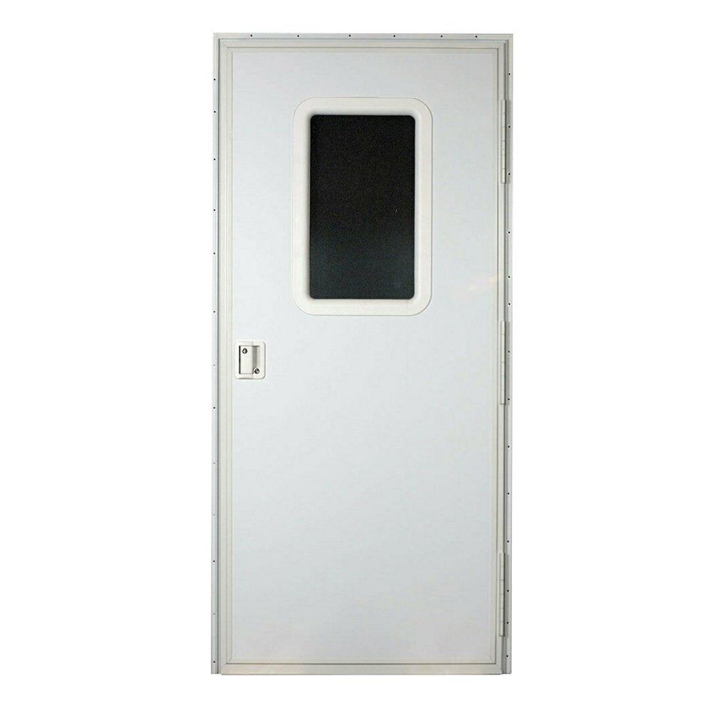 Square Entrance Door RH, 24″ X 72″, White