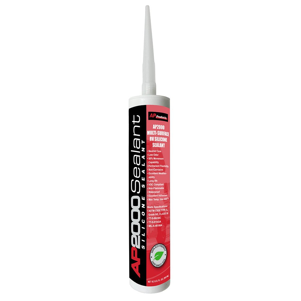 #AP2001 – Advanced Neutral Cure Silicone Sealant, Clear, 10.3oz