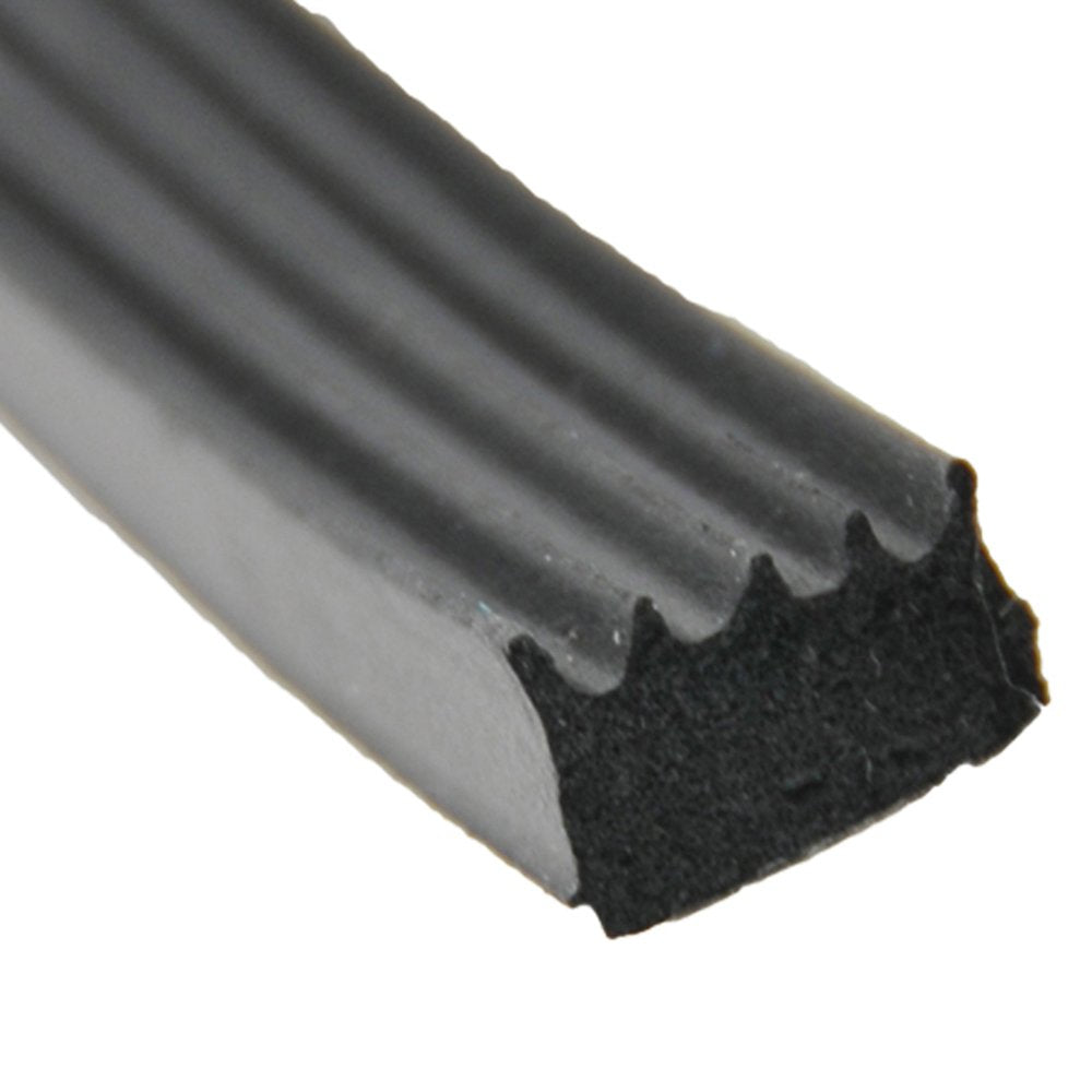 Ribbed Foam Seal, 5/8″ x 3/8″ x 50′