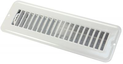 JR Products White Metal Floor Register 02-28905