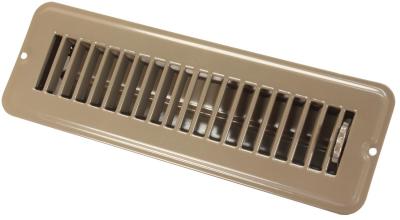 JR Products Brown Metal Floor Register 02-28915