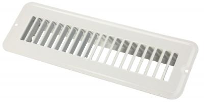 JR Products White Metal Floor Register 02-28925