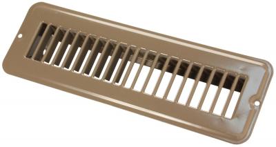 JR Products Brown Metal Floor Register 02-28935
