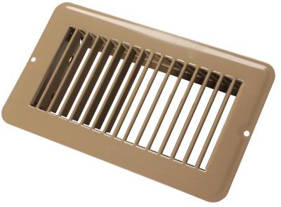 JR Products Brown Metal Floor Register 02-28955