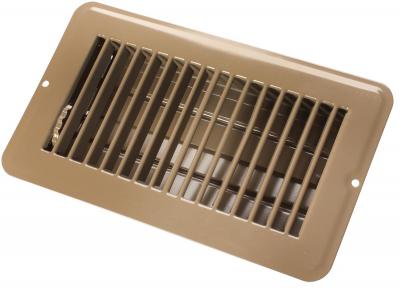 JR Products Brown Metal Floor Register 02-28975