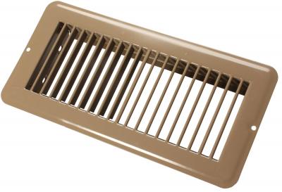 JR Products Brown Metal Floor Register 02-28995