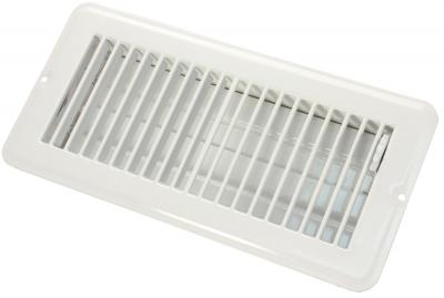 JR Products White Metal Floor Register 02-29005