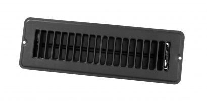 JR Products Black Metal Floor Register 02-29135