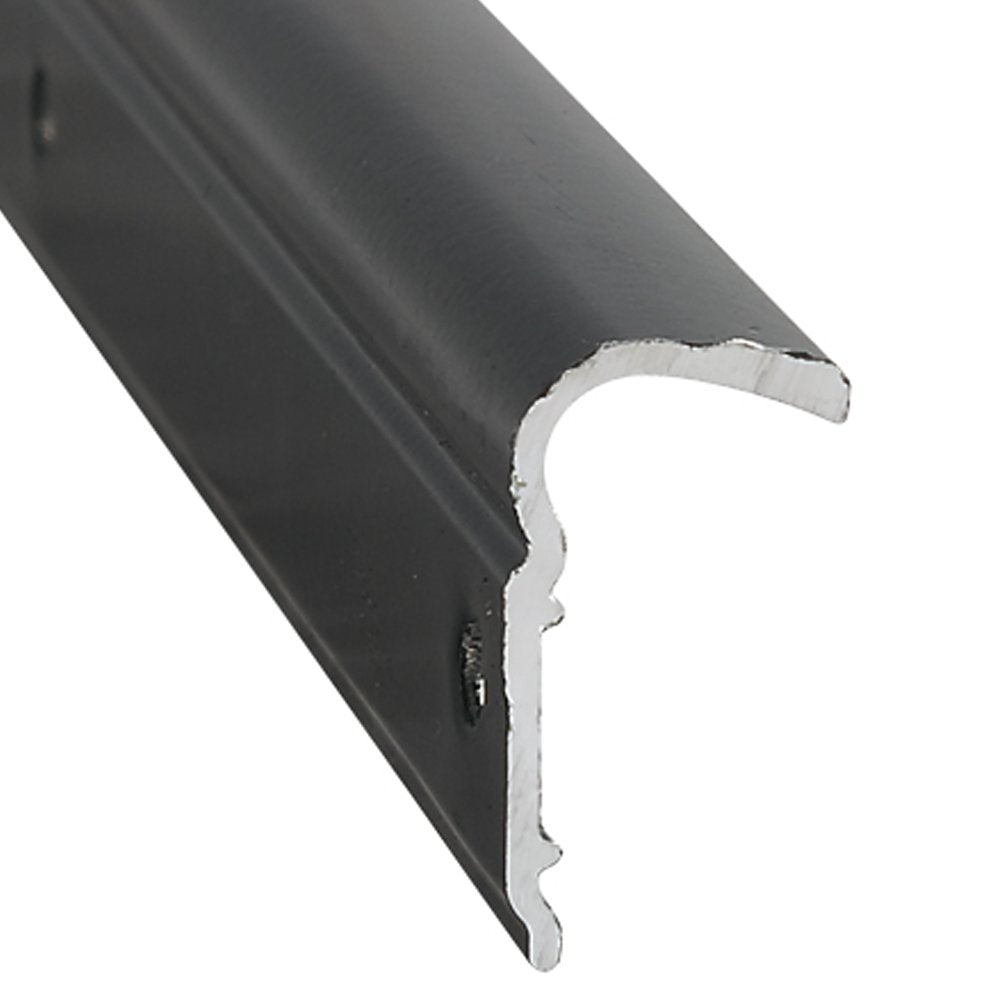 Roof Edge Non-Insert, 1-1/8″ x 1/2″ x 6′, Black