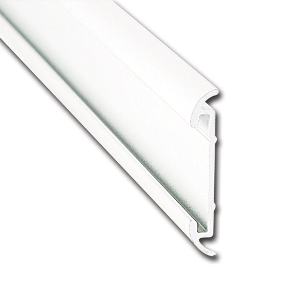 Flat Trim Insert, 1-1/4″ x 1/5″ x 16′, Polar White