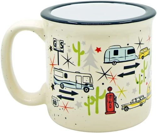 Camp Casual The Mug- Wanderlust White - Casual