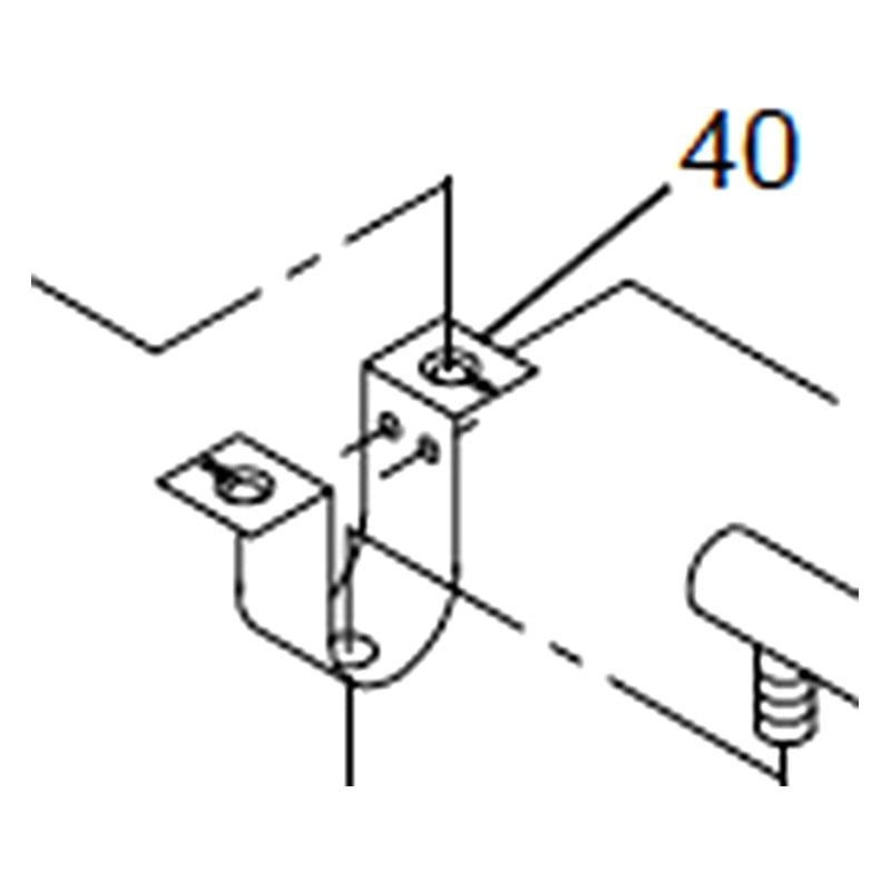 Suburban RV Water Heater Burner Mounting Bracket