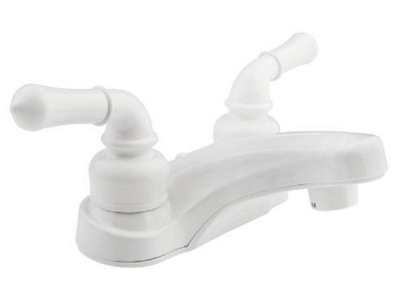 Dura Faucet Classical Lavatory RV Faucet, White