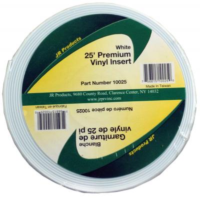 JR Products 25' Premium Vinyl Insert, White