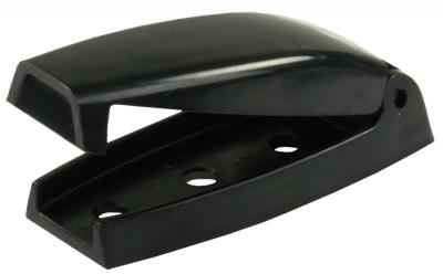 JR Products Black Baggage Door Catch 2/pkg