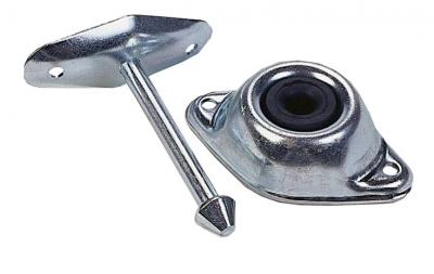 JR Products Plunger Door Holder - Straight, 4-3/4"