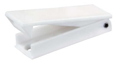 JR Products Square White Baggage Door Catch