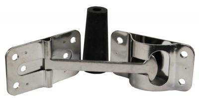 JR Products Stainless Steel Flat T-Style Door Holder - 4