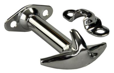 JR Products Chrome Hood Latch with mounting screws